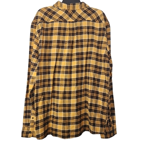 Reef Kosma One Pocket Long Sleeve Flannel Plaid Work Shirt Oak Bluff XL - Picture 3 of 7